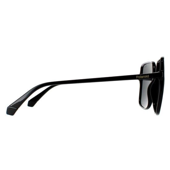 Polaroid Square Womens Black Grey Grey Polarized 90041091