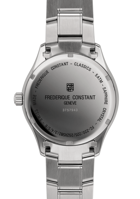 Frédérique Constant  Heren Horloge Zilverkleurig FC-252DGS5B6B - Image 4