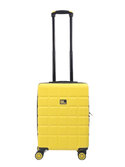 Classic Hard Shell 8 Wheel Cabin Luggage Suitcase - Image 1