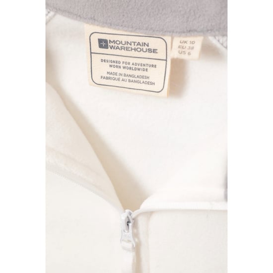 Mountain Warehouse Dames/Dames Montana Half Zip Fleece Top (Beige) - Image 2