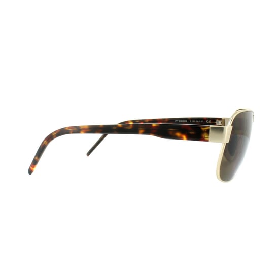 Porsche Design Sunglasses P8633 B Light Gold Havana Brown