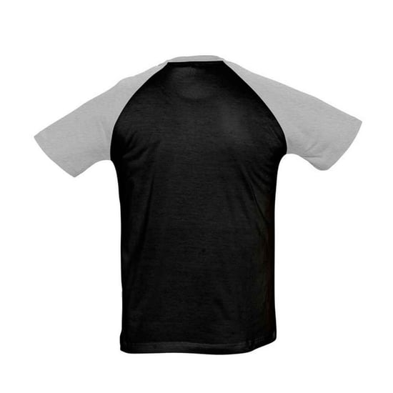 SOLS Unisex Funky Raglan T-shirt voor volwassenen (Zwart) - Image 2