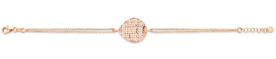 Orphelia 'Pina' Dames 925 Sterling Zilveren Armband - Roze ZA-7191/RG - Image 4