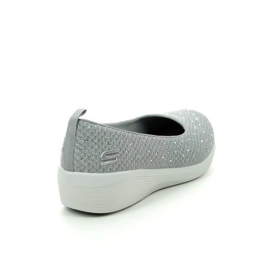 Skechers Arya Sweet Glitz Slip On Women’s Shoes In Grey
