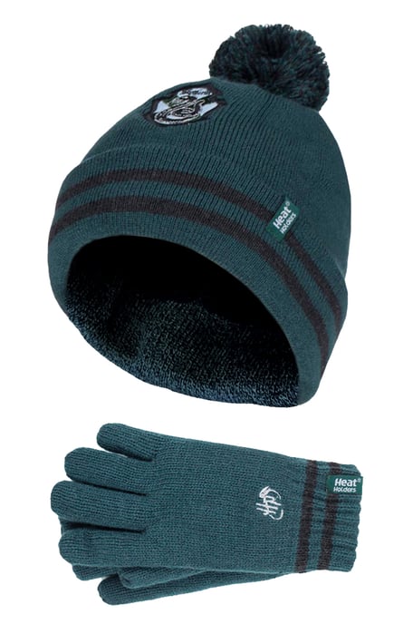 Kids Childrens Harry Potter Hat & Gloves Set for Winter - Image 1
