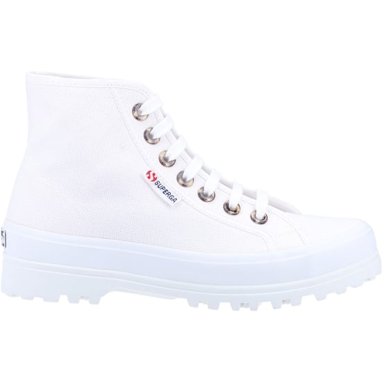 Superga 2341 Alpina Hars Oogjes 100% Katoen Dameslaarzen Wit - Image 4