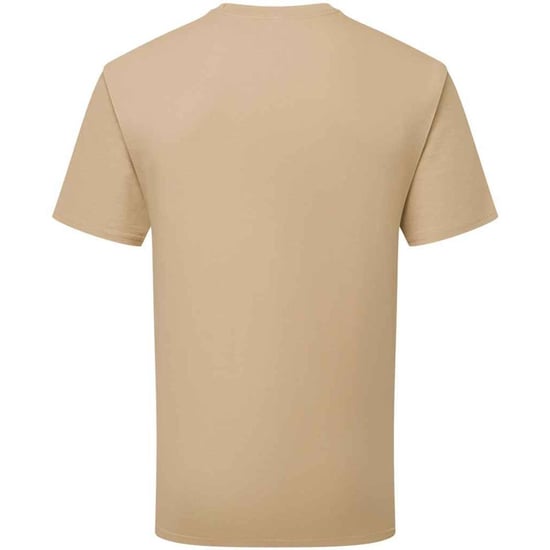 Russell Heren Ringspun Cotton Classic T-shirt (Tan) - Image 2