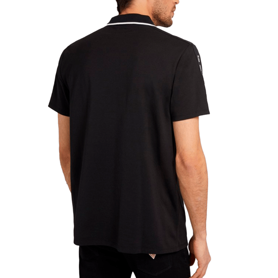 Guess heren poloshirt met piquétape en korte mouwen - Image 3