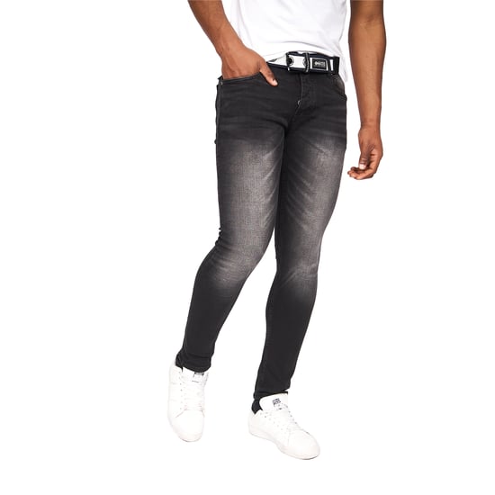 Crosshatch Heren Barbeck Slim Jeans (Zwart wassen) - Image 4