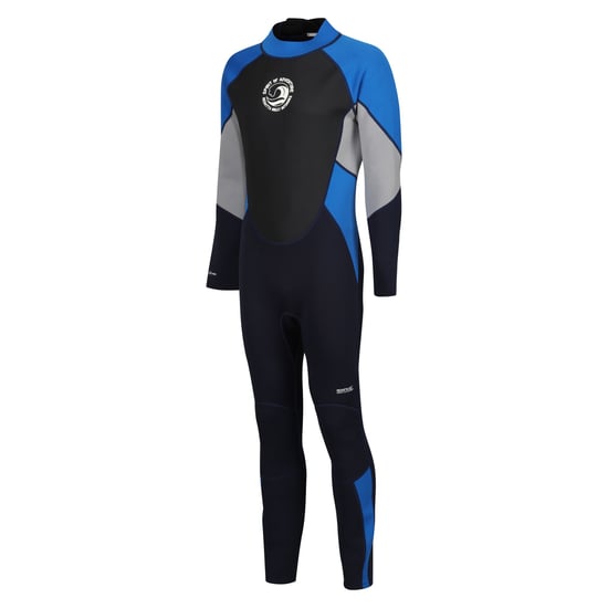 Regatta Mens 3mm Thickness Full Wetsuit (Navy/Oxford Blue/Silver Grey)