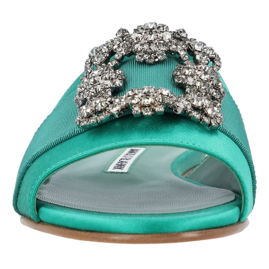 Manolo Blahnik Martamod Platt Grön - Image 4
