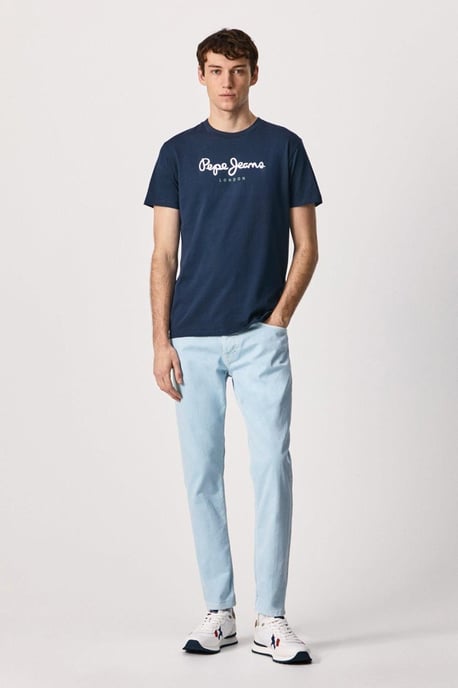 Eggo-logotyp T-shirt Marinblå - Image 2