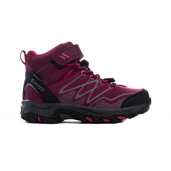 Hi-Tec Blackout Mid Polyester Soft Shell Meisjes Donkerroze/Fuchsia Wandelschoenen - Image 1