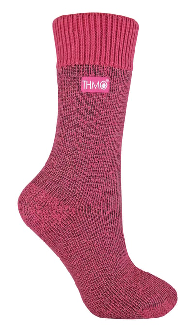 THMO - 1 par tjocka, fleecefodrade och varma termosockor för damer för vintern - Image 1