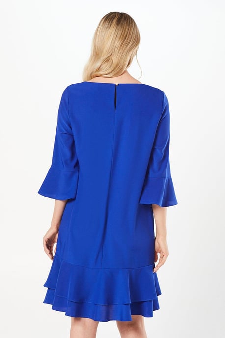 Tier Detail Crepe Shift Dress - Image 3