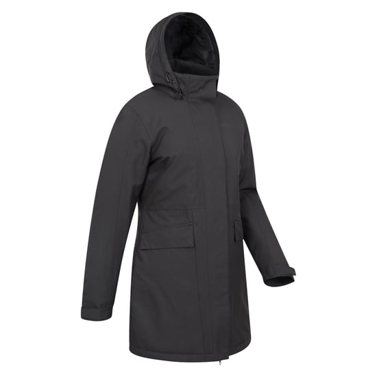 Mountain Warehouse Dames/Dames Rain On Waterdichte Gewatteerde Jas (Zwart) - Image 4