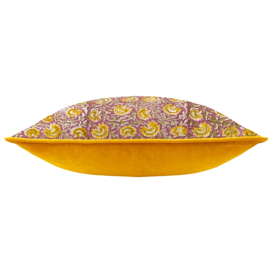 Paoletti Chedworth Piped Velvet Cushion Cover - Image 3
