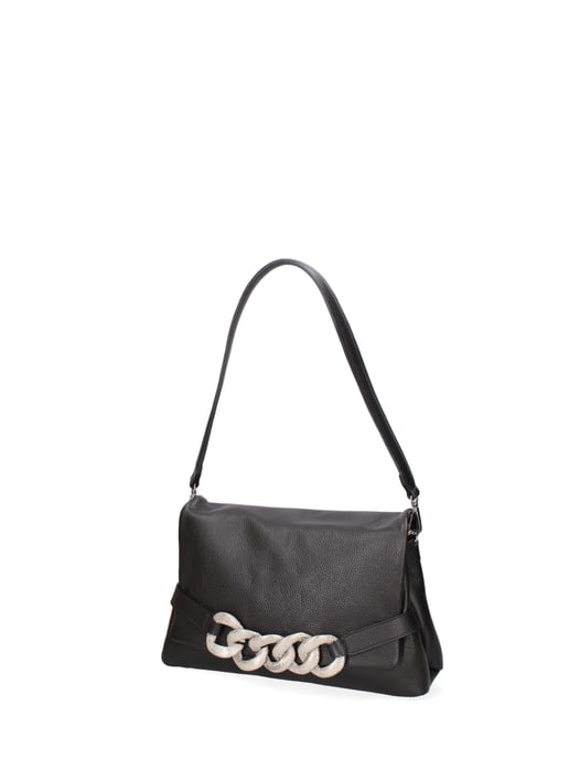 John Richmond Shoulder Bag Women BLACK AND GOLD - Image 2