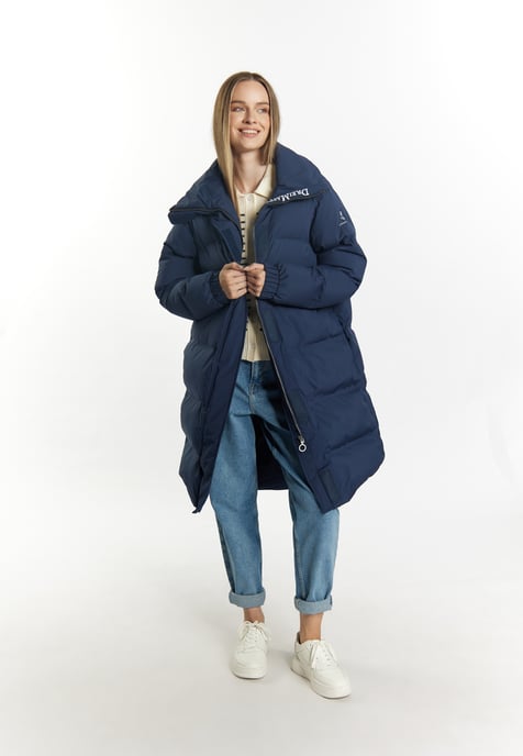 Dreimaster Winterjas met vulling Dames marine - Image 2