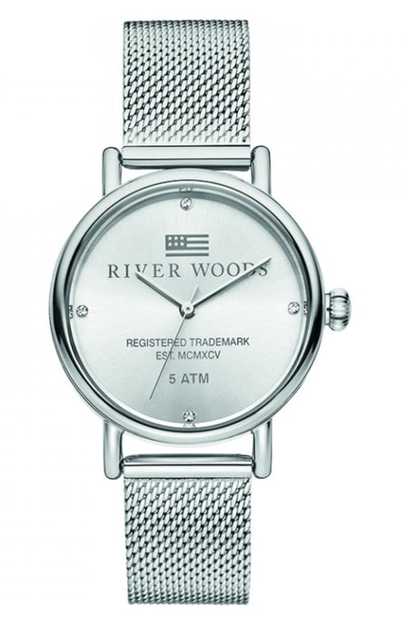 River Woods Arkansas Dames Zilveren Horloge RW340036 - Image 1