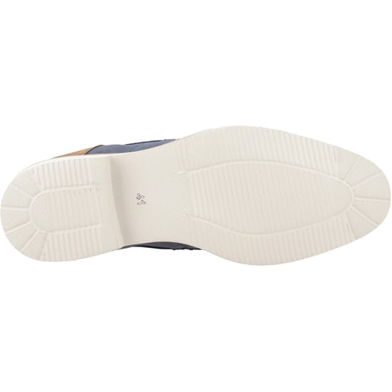 Pod Ram Leren Herenlaarzen Navy Blauw - Image 3