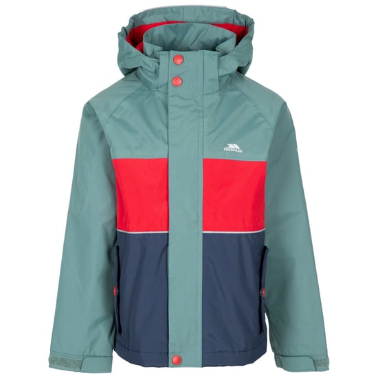 Trespass Childrens/Kids Ocean Waterproof Jacket (Spruce Green)
