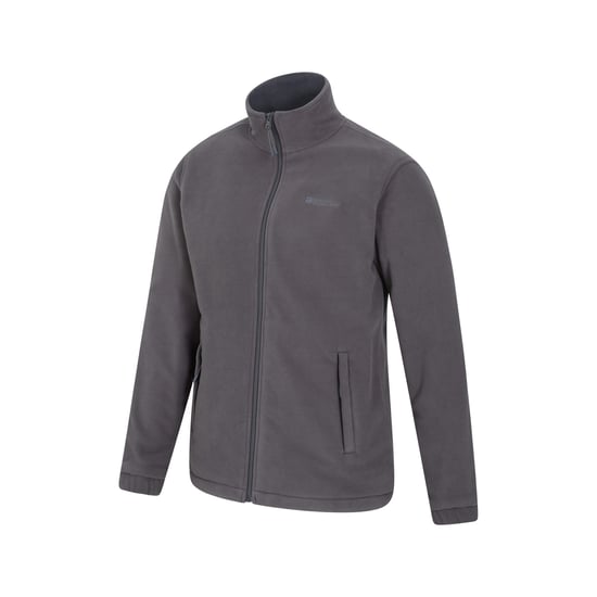 Mountain Warehouse Mens Bernard II Windproof Fleece Jacket (Grey) - Image 4