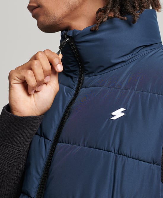Superdry sportpuffert utan huva gilet - Image 3