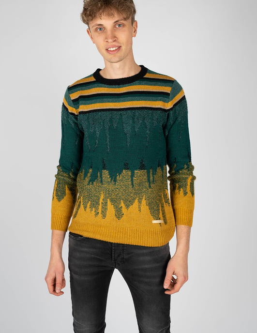 Takeshy Kurosawa Pullover Degrade Men's Yellow - Image 3