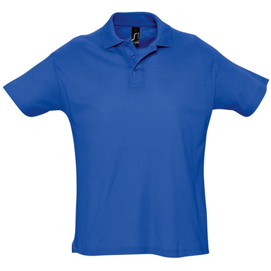 SOLS Heren Zomer II Pique Poloshirt met korte mouwen (Koningsblauw) - Image 1