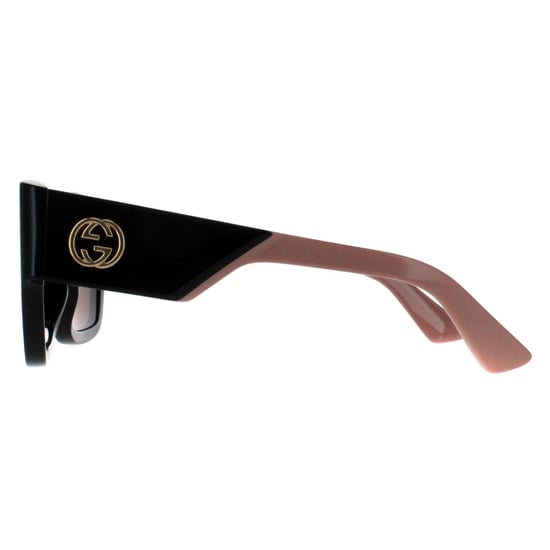 Gucci Square Womens Black with Nude Pink Brown GG1663S