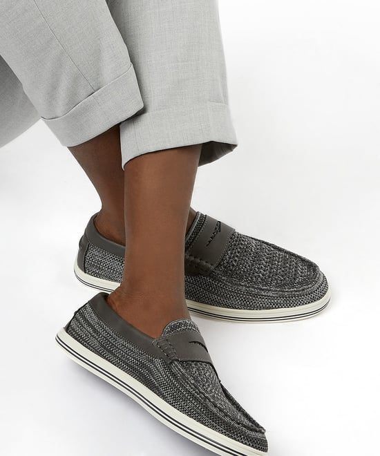 Dune Mens BINGOTTA Knitted Loafers BINGOTTA - Image 3