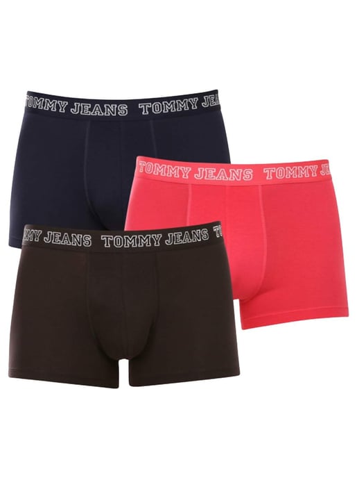 Men's Tommy Hilfiger 3 Pack Varsity Trunk Boxer Shorts in Multi colour