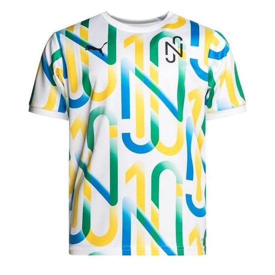 Puma x Neymar Jr. Short Sleeve Crew Neck Multicoloured Kids T-Shirt 605569 05