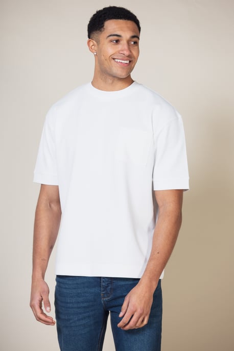 2-Pack Oversized Heavy Duty T-Shirts With Chest Pocket