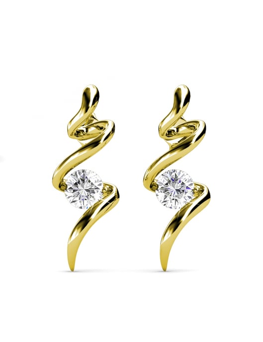 Spiral set - Gold and Crystal - Image 4