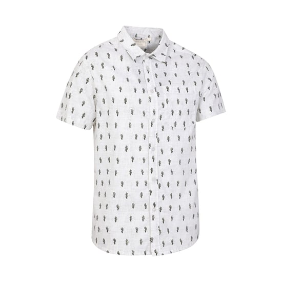 Mountain Warehouse Mens Preston Illustration Shirt (White) - Image 4