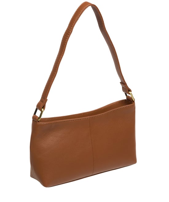 'Lucinda' Tan Leather Grab Bag