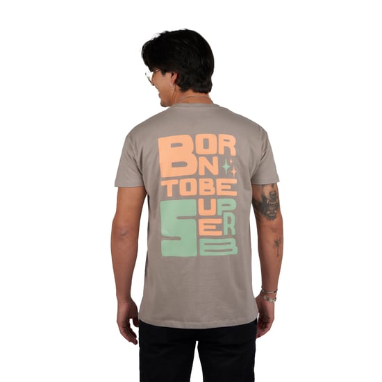 Short sleeve round neck t-shirt Born To Be SPRBCA-2202 man