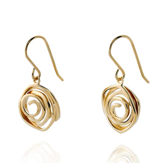 Orphelia 'Apolline' Women's 925 Sterling Silver Drop Earrings - Gold ZO-7500/G