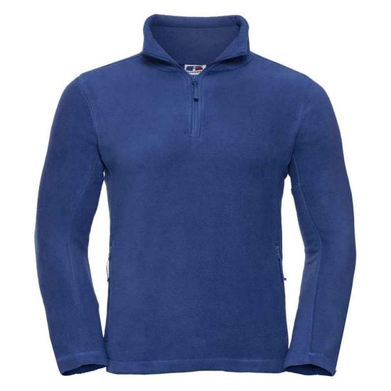 Russell Heren Quarter Zip Outdoor Fleece Top (Helder Koninklijk) - Image 1