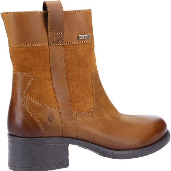 Hush Puppies Saskia Läder Damstövlar Tan - Image 2