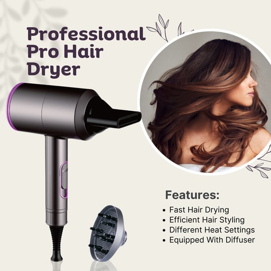 Professional Pro Hair Dryer - Image 4