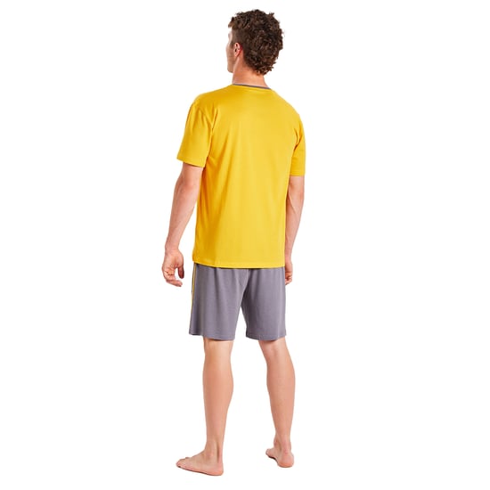 Men's short-sleeved and round neck pajamas MUEH0150 - Image 3