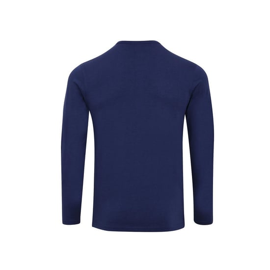 Premier Heren Long John Roll Sleeve T-shirt (Indigo) - Image 2