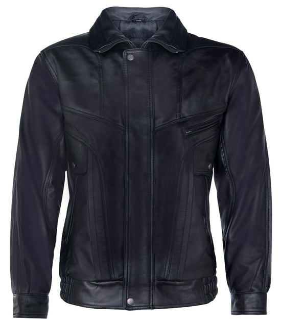 Nappa Leather Bluson Tailored Bomber Jacket