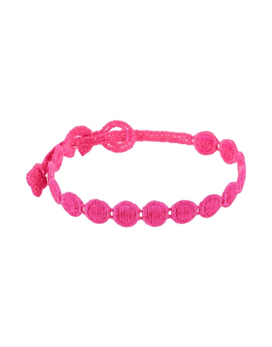 Cruciani Fuchsia Circle Bracelet