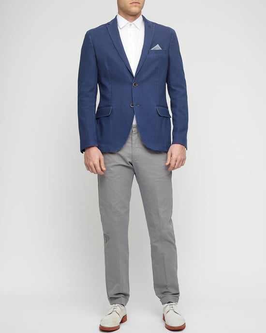 Indigo Pique Slim Jacket