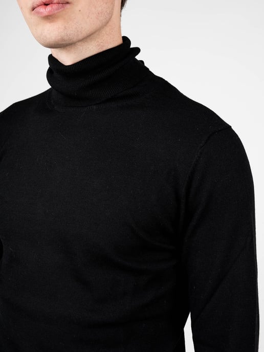 Xagon Man Pullover Turtleneck Men's Black - Image 5