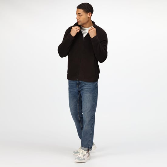 Regatta Mens Classic Microfleece Jacket (Black)